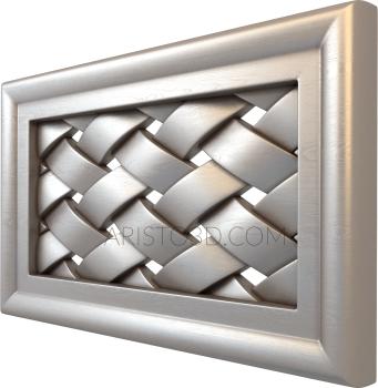 Square panels (PN_0189) 3D model for CNC machine