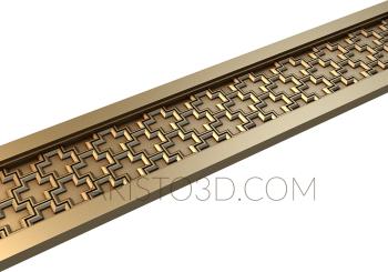 Square panels (PN_0200) 3D model for CNC machine