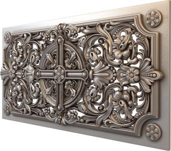 Church panel (PC_0265) 3D model for CNC machine