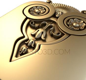 The panel is figured (PF_0026) 3D model for CNC machine