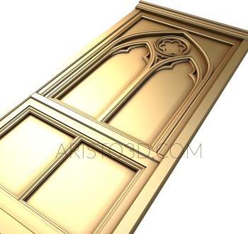 Vertical panel (PV_0052) 3D model for CNC machine