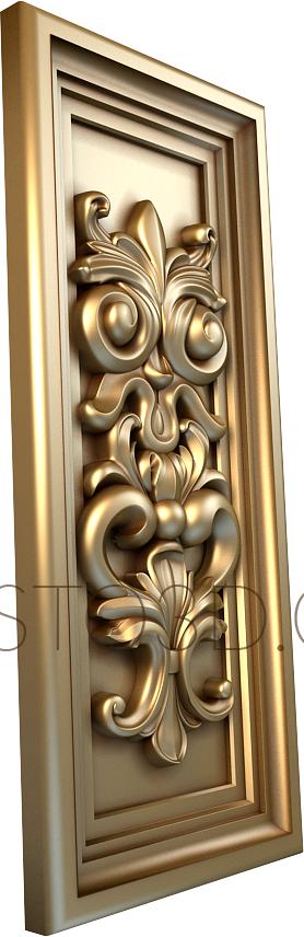 Vertical panel (PV_0139) 3D model for CNC machine