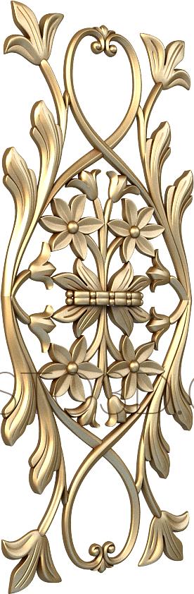 Vertical panel (PV_0346-2) 3D model for CNC machine