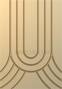 Vertical panel (PV_0395) 3D model for CNC machine