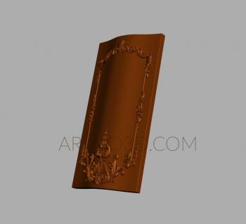 Vertical panel (PV_0492) 3D model for CNC machine