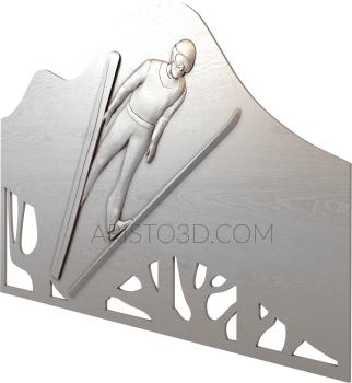 Art panel (PD_0227) 3D model for CNC machine