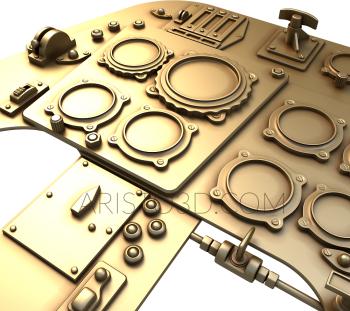 Art panel (PD_0279) 3D model for CNC machine