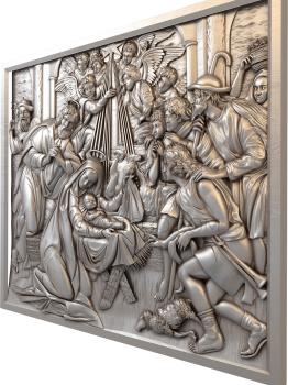 Religious panels (PR_0002) 3D model for CNC machine