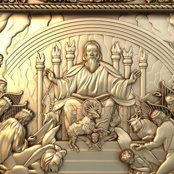 Religious panels (PR_0031) 3D model for CNC machine
