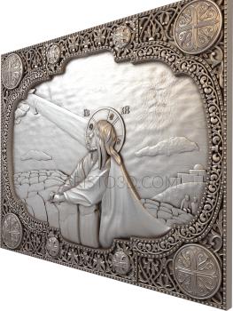 Religious panels (PR_0050) 3D model for CNC machine