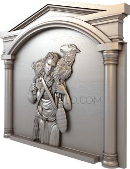 Religious panels (PR_0072) 3D model for CNC machine