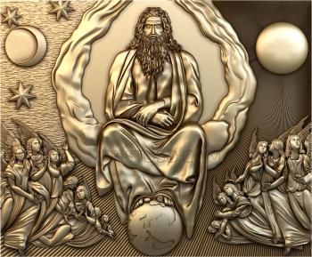 Religious panels (PR_0074) 3D model for CNC machine