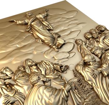 Religious panels (PR_0120) 3D model for CNC machine