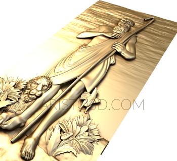 Religious panels (PR_0126) 3D model for CNC machine