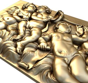 Religious panels (PR_0163) 3D model for CNC machine