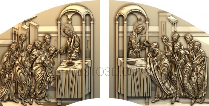 Religious panels (PR_0215) 3D model for CNC machine