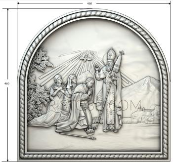 Religious panels (PR_0239) 3D model for CNC machine
