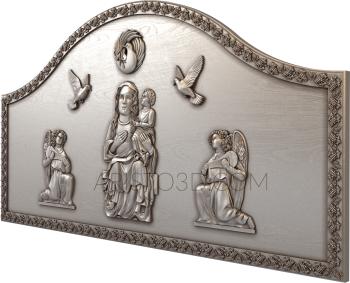 Religious panels (PR_0279) 3D model for CNC machine