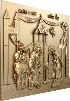 Religious panels (PR_0282) 3D model for CNC machine