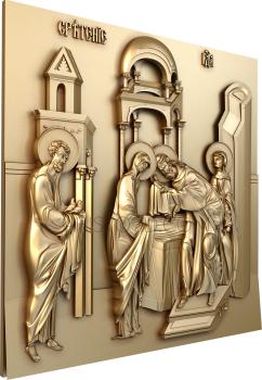 Religious panels (PR_0284) 3D model for CNC machine
