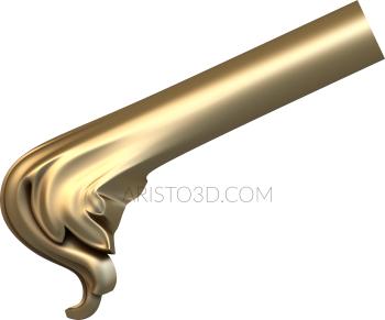 Stair rail (PRL_0022) 3D model for CNC machine