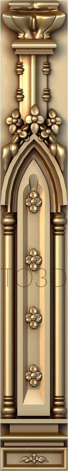 Pilasters (PL_0020) 3D model for CNC machine