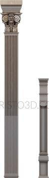 Pilasters (PL_0154) 3D model for CNC machine