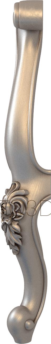 Armrest (PDL_0019) 3D model for CNC machine