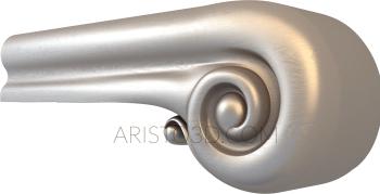 Armrest (PDL_0043) 3D model for CNC machine