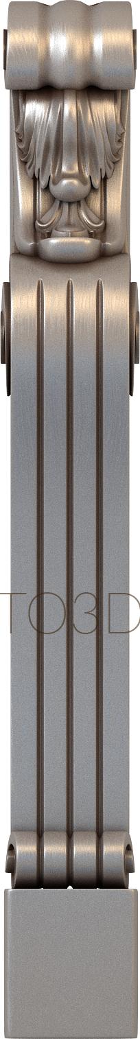 Half-column (PST_0009) 3D model for CNC machine