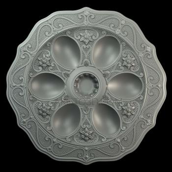 Ceiling rose (PRZ_0098) 3D model for CNC machine