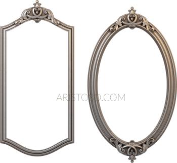 Mirrors and frames (RM_0834) 3D model for CNC machine