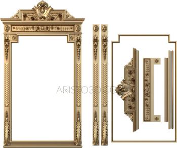 Mirrors and frames (RM_0865) 3D model for CNC machine