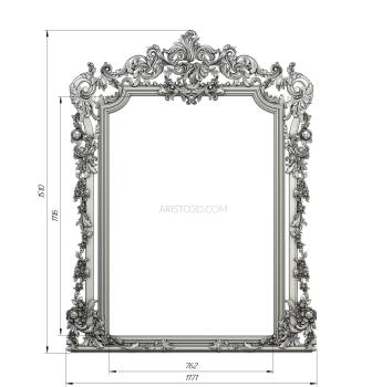 Mirrors and frames (RM_0866) 3D model for CNC machine