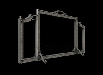 Mirrors and frames (RM_0895) 3D model for CNC machine