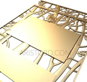 TV frame (RTV_0023) 3D model for CNC machine