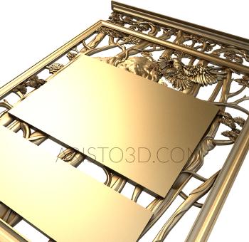 TV frame (RTV_0031) 3D model for CNC machine