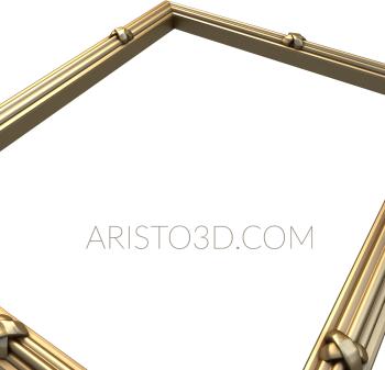 Baguette frame (RMB_0380) 3D model for CNC machine