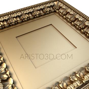 Baguette frame (RMB_0707) 3D model for CNC machine