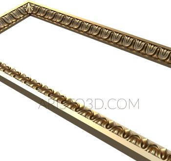 Baguette frame (RMB_0710) 3D model for CNC machine