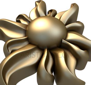 Rozette (RZ_0495) 3D model for CNC machine