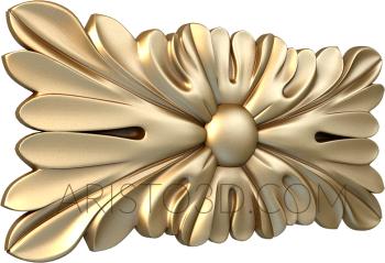 Rozette (RZ_0979-1) 3D model for CNC machine