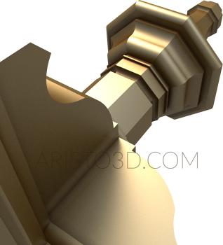 Finial (SHS_0049) 3D model for CNC machine