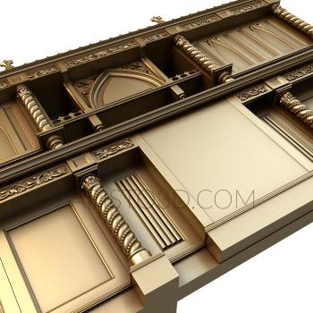 Cupboard (SHK_0016) 3D model for CNC machine