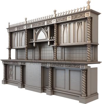 Cupboard (SHK_0016) 3D model for CNC machine