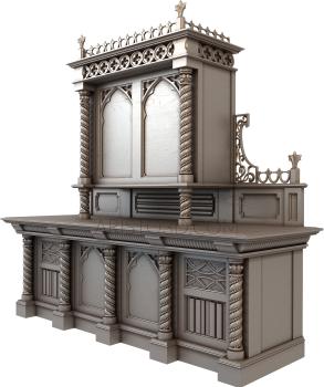 Cupboard (SHK_0017) 3D model for CNC machine