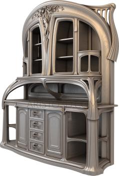 Cupboard (SHK_0022) 3D model for CNC machine