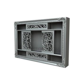 Cupboard (SHK_0096) 3D model for CNC machine