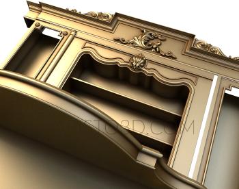 Cupboard (SHK_0125) 3D model for CNC machine