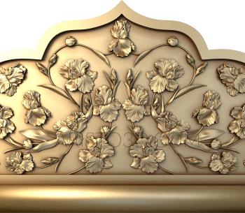 Headboard (SK_0314) 3D model for CNC machine